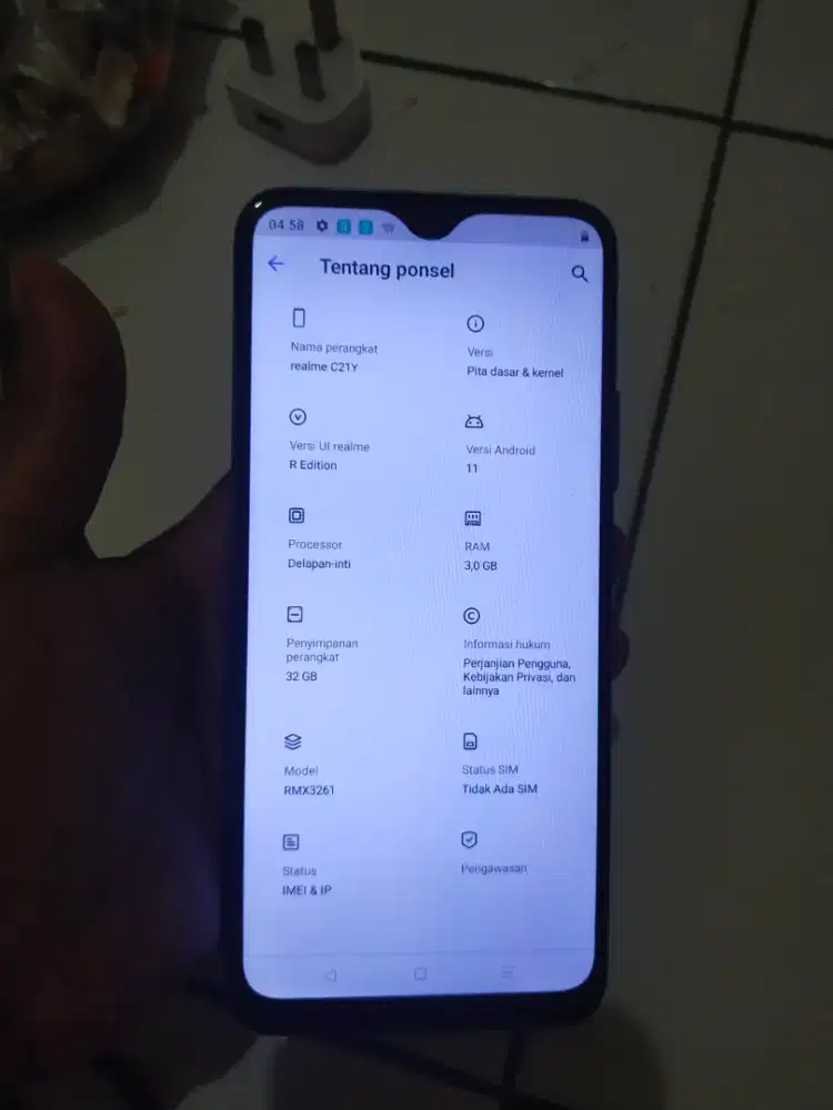 Realme C21y  3/32 minus pemakaian aja