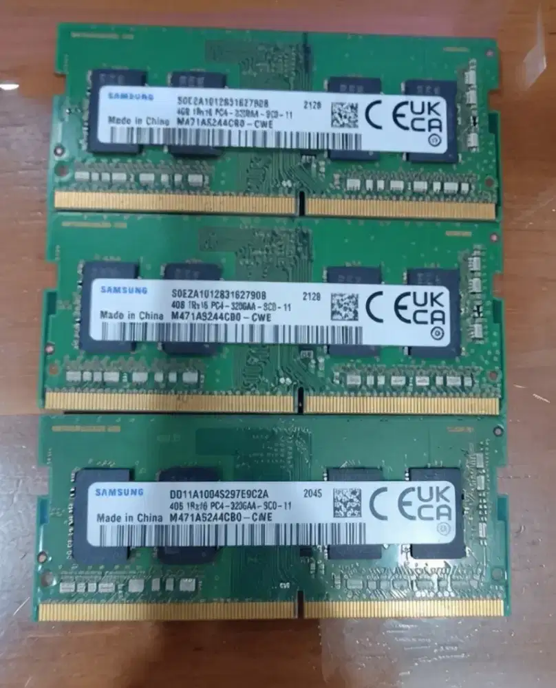 Sodimm Samsung 4gb x 3 keping