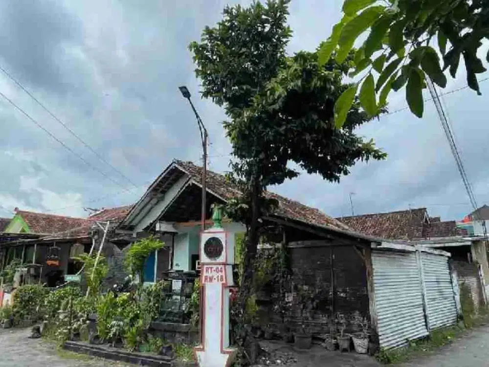 DIJUAL Tanah Bonus Rumah Hook Barat TVRI Jogja - LT 226m² - 6,16 Jt/m Nego