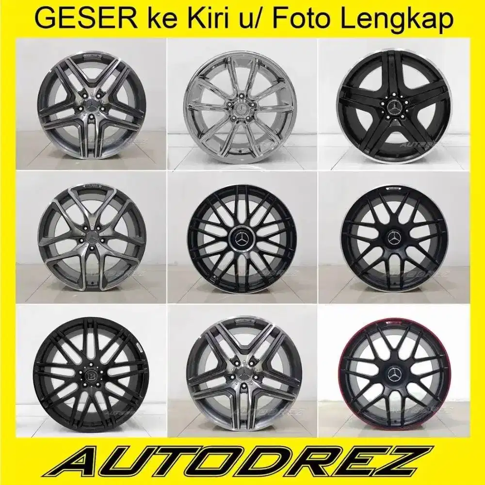 Velg Mercy Mercedes W460 W463 G63 Ring 20 21 22 R20 R21 R22 5x130 x