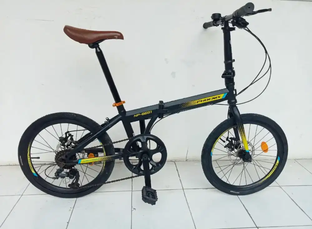 New Phoenix 20 Cakram 8 Speed sepeda lipat bekas mirip baru