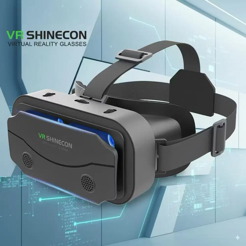 VR Box Melatih Kecerdasan Anak Games Kacamata 3D Game VRBox Hitam
