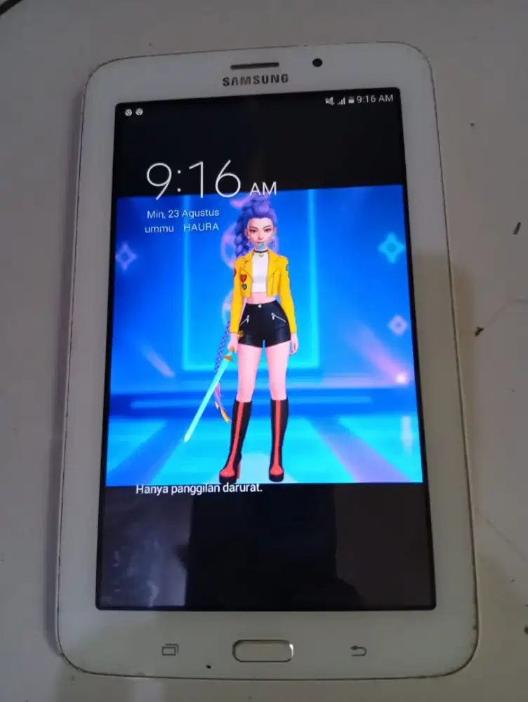 JUAL TAB SAMSUNG GALAXY 3v SECOND