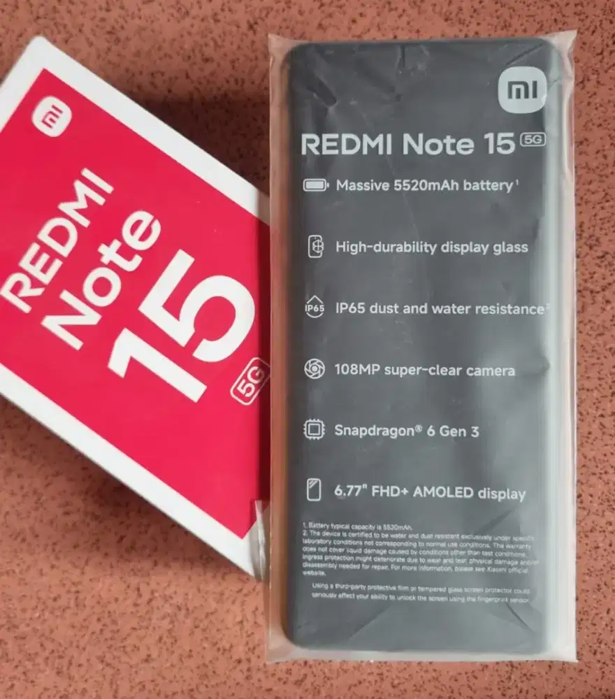 Xiaomi Note 15 5G FULLSET Garansi