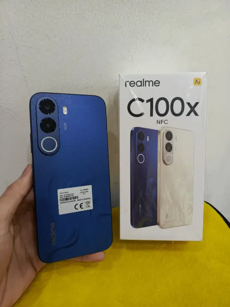 Realme C100x 6+12/256 Garansi Panjang Mulus Seperti Baru, Fullset Ori