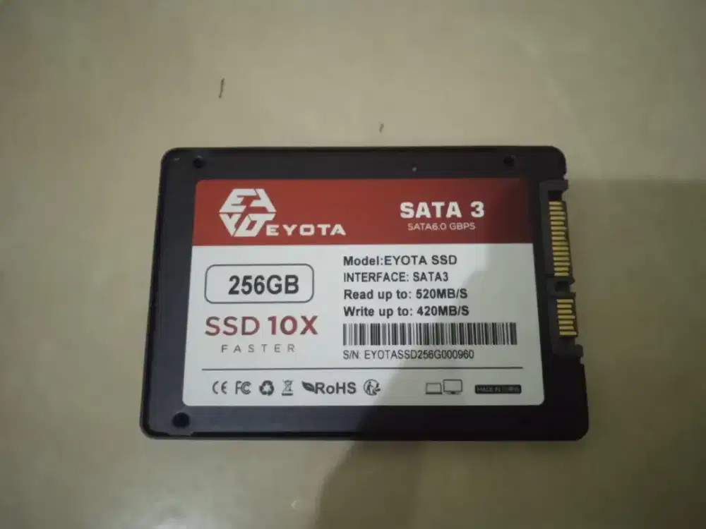 Ssd 256gb bisa buat pc dan laptop