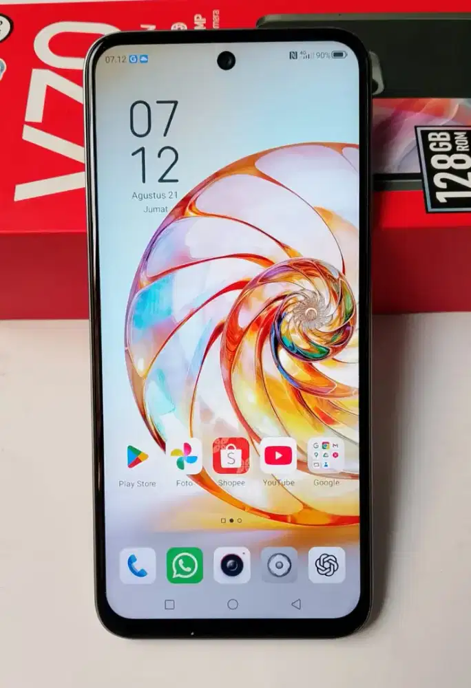 Nubia A70 ram 8+8/128 Fullset msh garansi