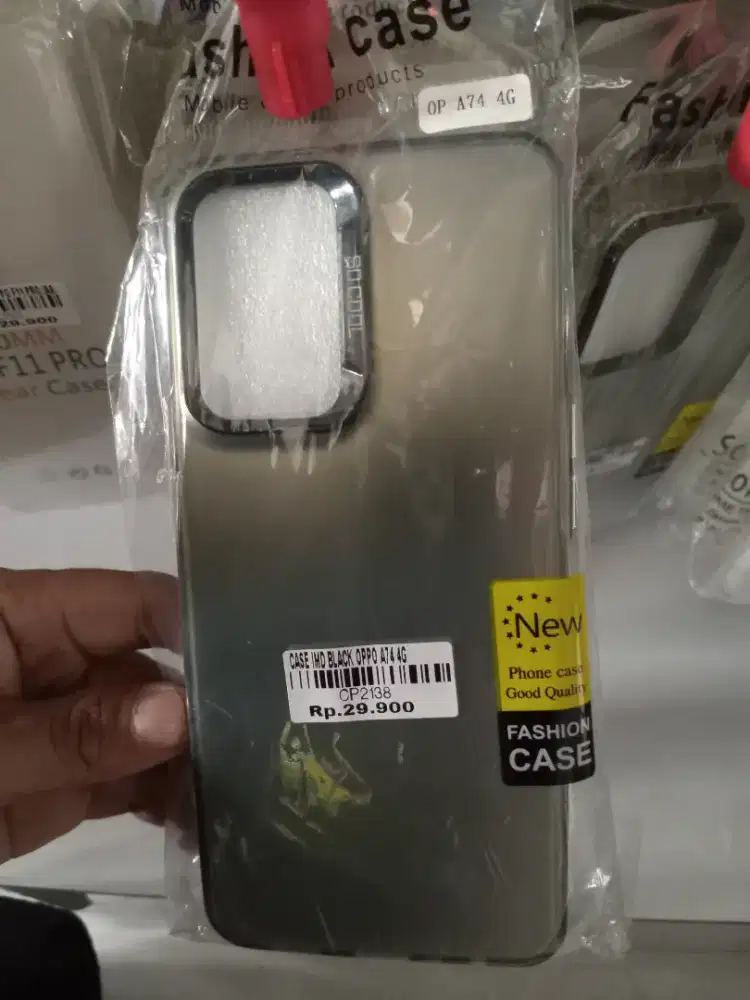 CASE IMD BLACK OPPO A74 4G ATLANTIS DAHSYAT