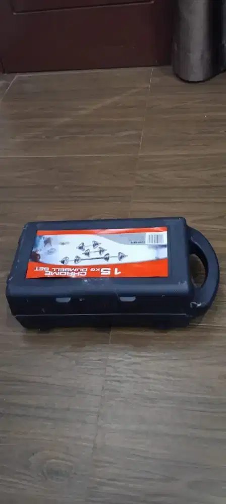 Dumbell bahan besi berat 15 kg