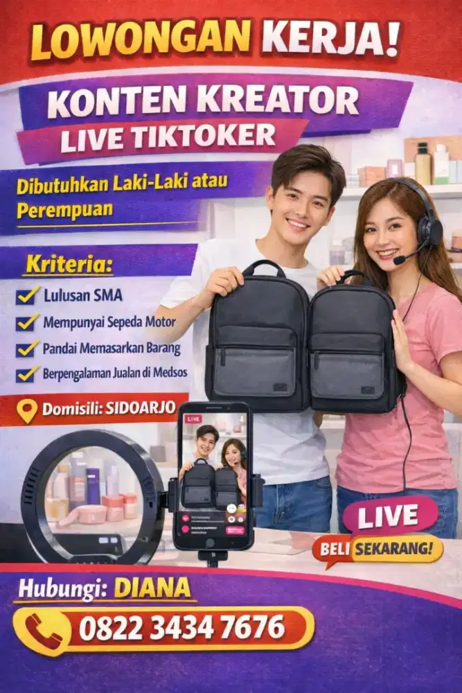 LOKER KONTEN KREATOR