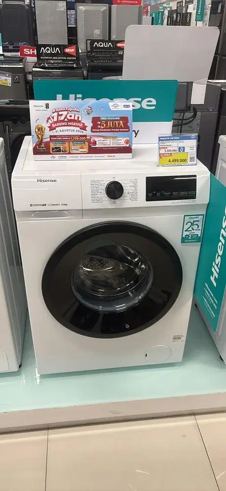 Front Loading Hisense 8.5 kg
