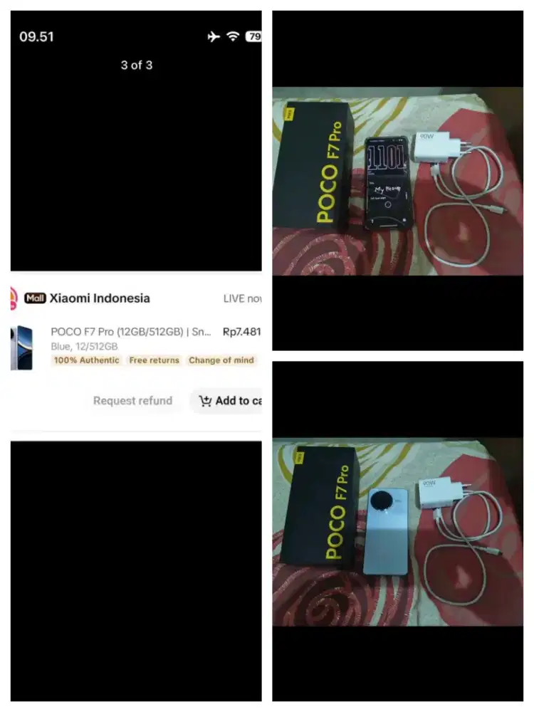 Poco F7 Pro 12/512 Bukan Xiaomi Oppo Vivo