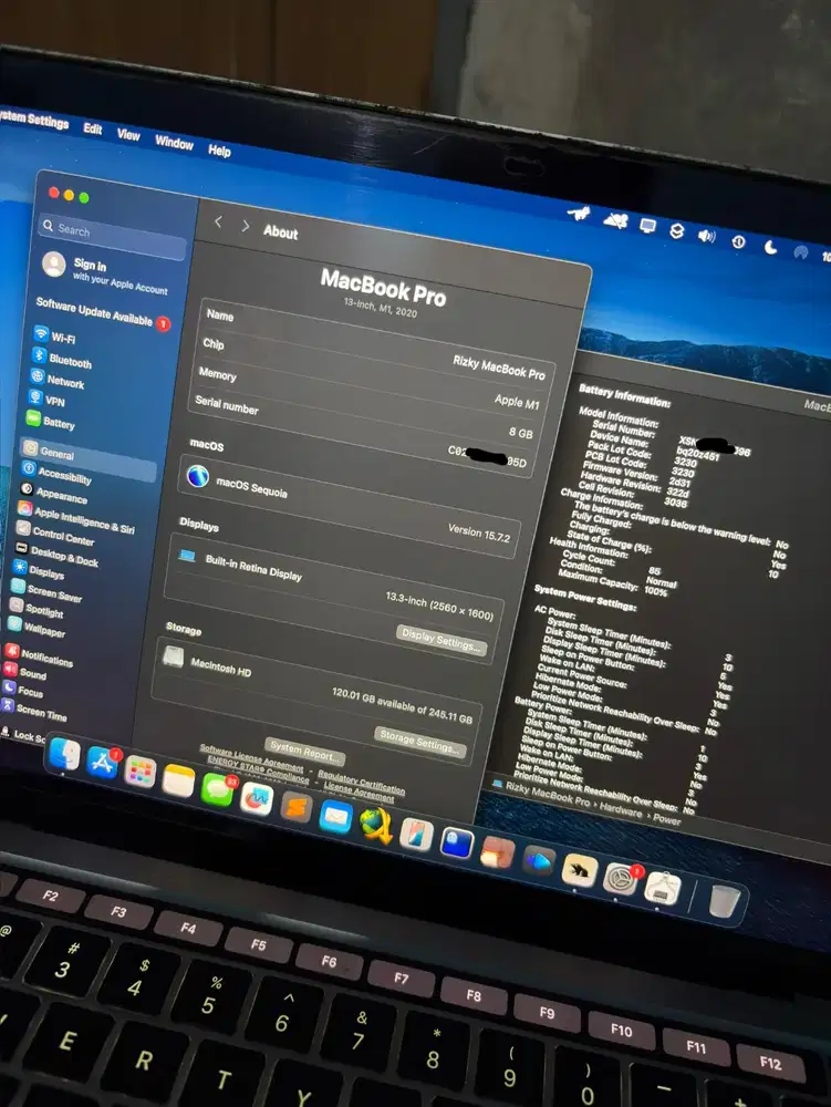 Macbook Pro M1 13 (2020) 8/256