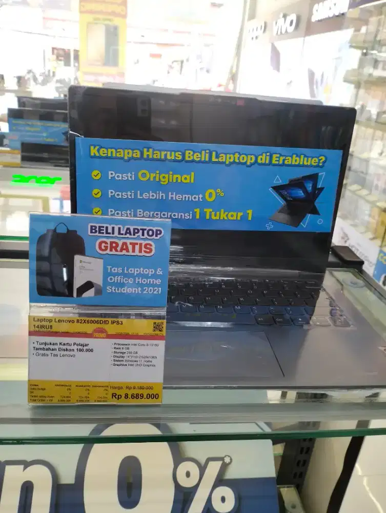 Laptop Lenovo CORE i3 Kredit tanpa dp