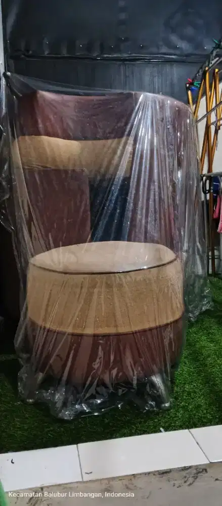 Dijual Sofa Bekas 2 sofa besar 1 sofa Bulat