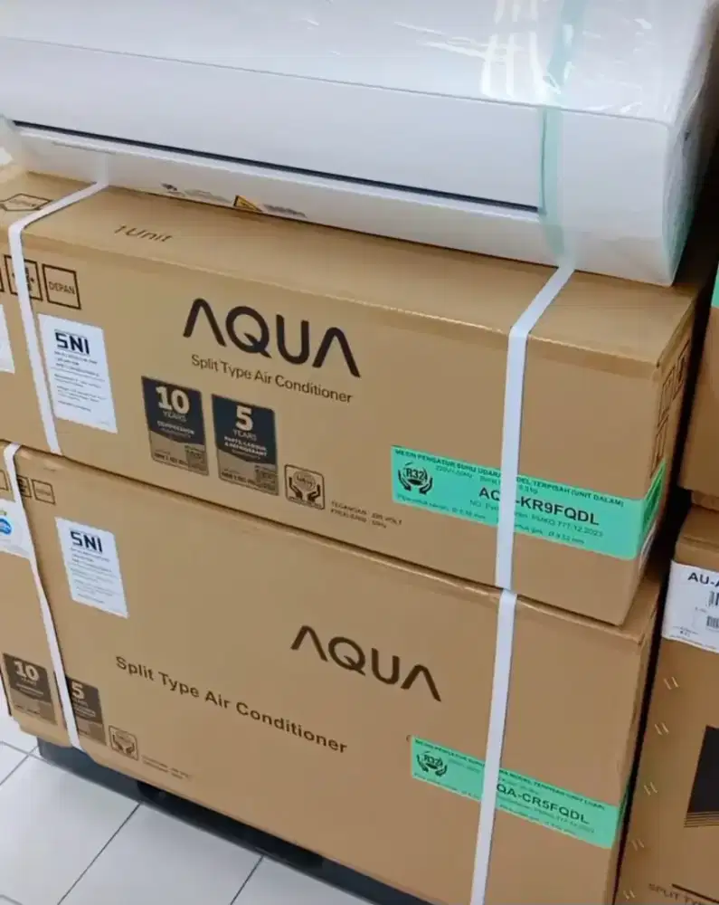 AC AQUA 1/2 PK TURBO COOL GRATIS PIPA PEMBUANGAN BAGI YANG TIDAK NEGO