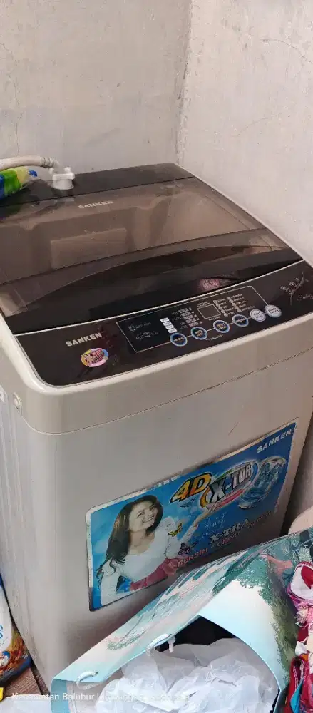Mesin Cuci Bekas Merk SANKEN 1 pintu