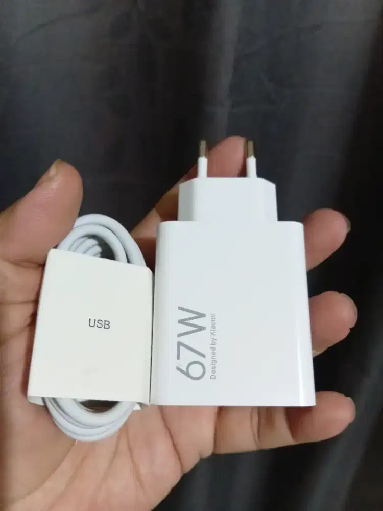 Charger Original Bawaan Poco F5 67Watt