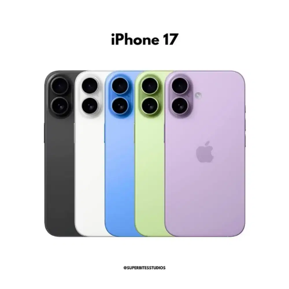 Iphone 17 256GB IBOX, Payment CC cashback up to 800k. Cicilan 0%  sd24