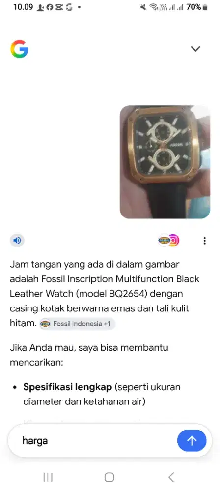 jam tangan Fossil BQ2654