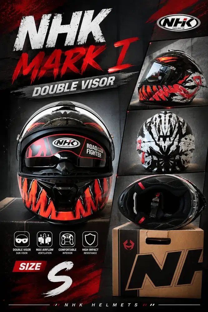 NHK Mark I Double Visor Custom Anti Venom