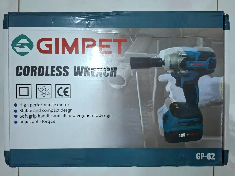 Baru mesin buka baut cordless impact wrench brushless baterai lithium