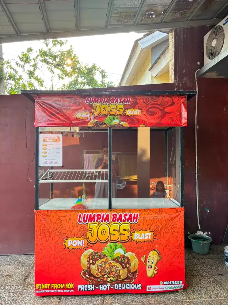 Gerobak usaha jualan
