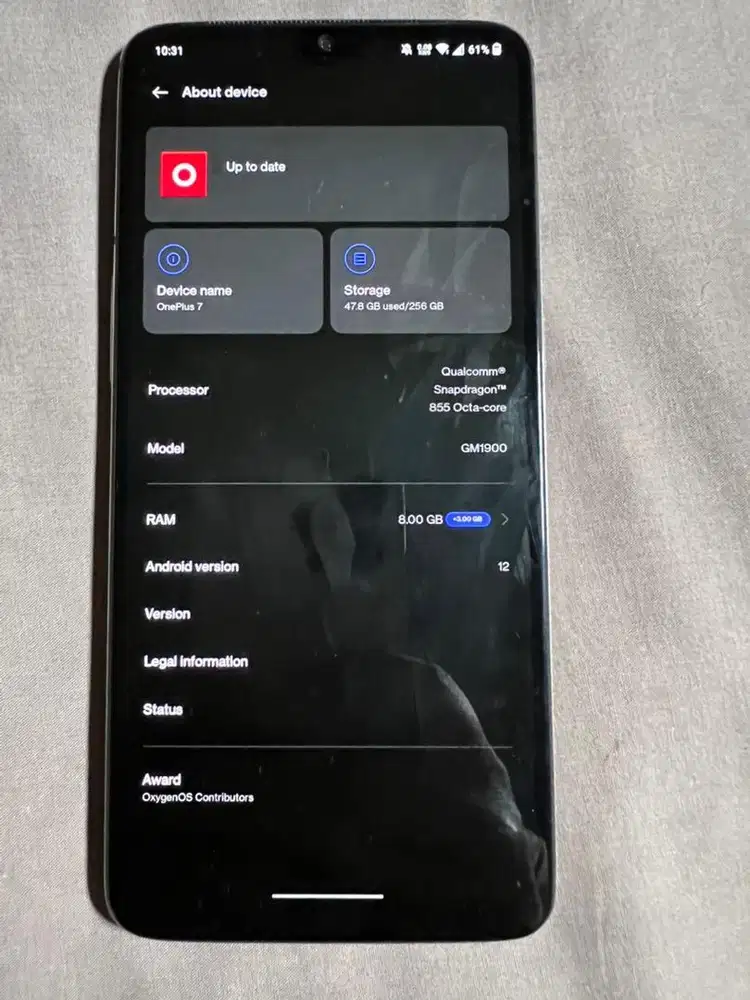 Oneplus 7 Batangan Minus Dikit