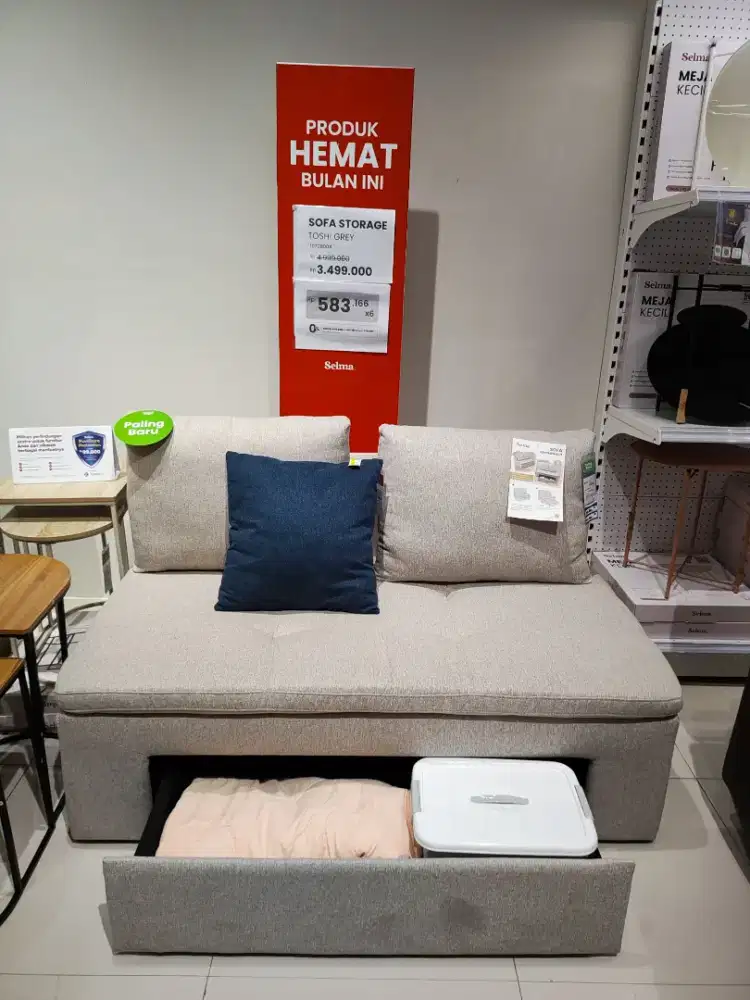 Jual murah sofa penyimpanan