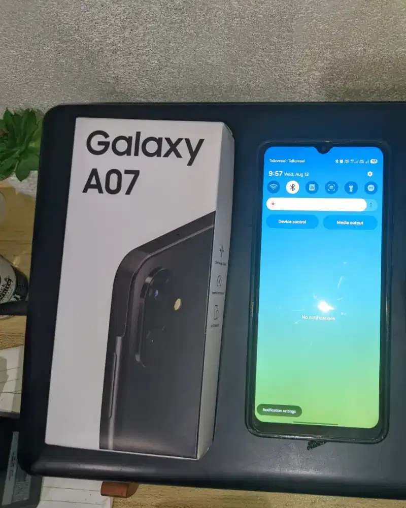 Samsung Galaxy A07  black - 4/64 1 bulan pakai