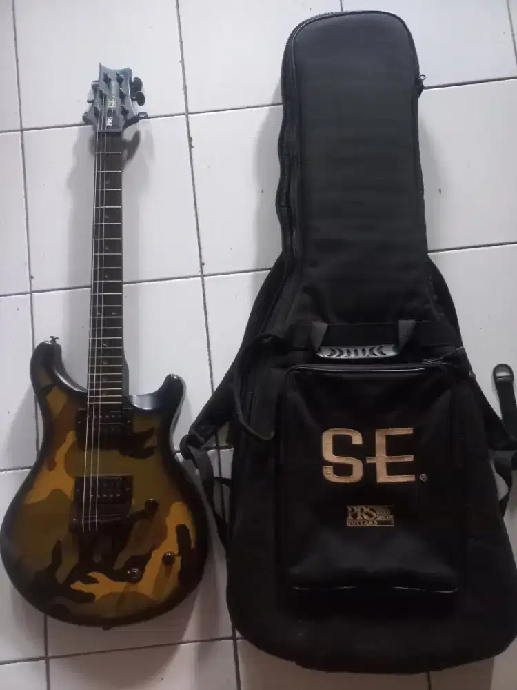 Gitar merk PRS SE standar 22 camouflage asli original MIK