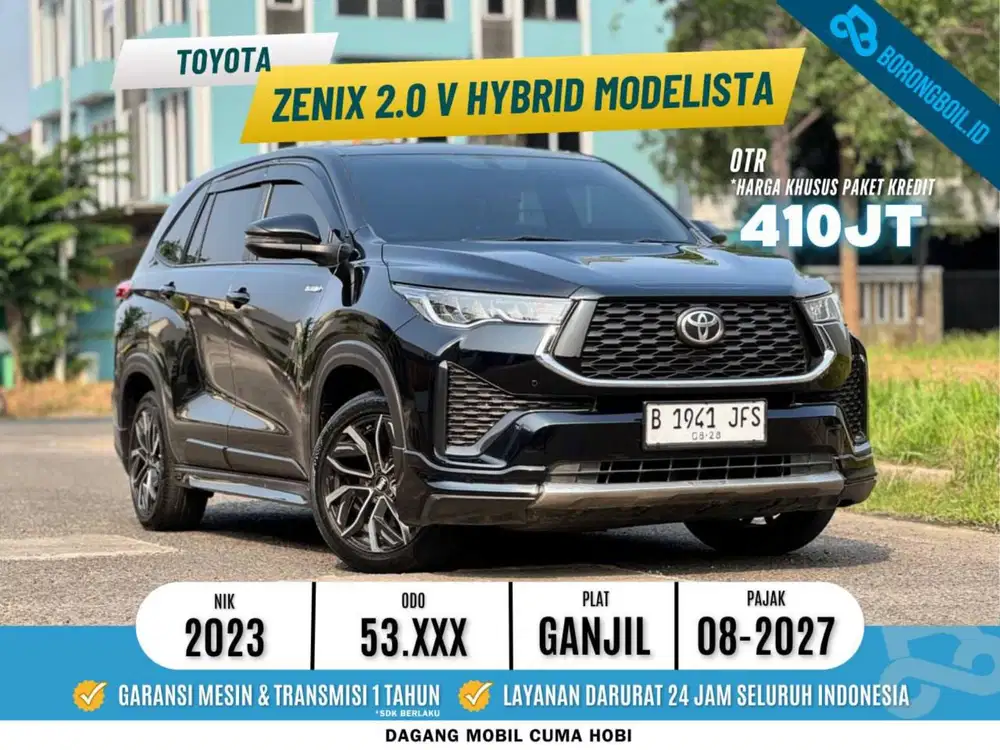 TERMURAHH Innova Zenix 2.0 V Hybrid Modelista 2023 Hitam