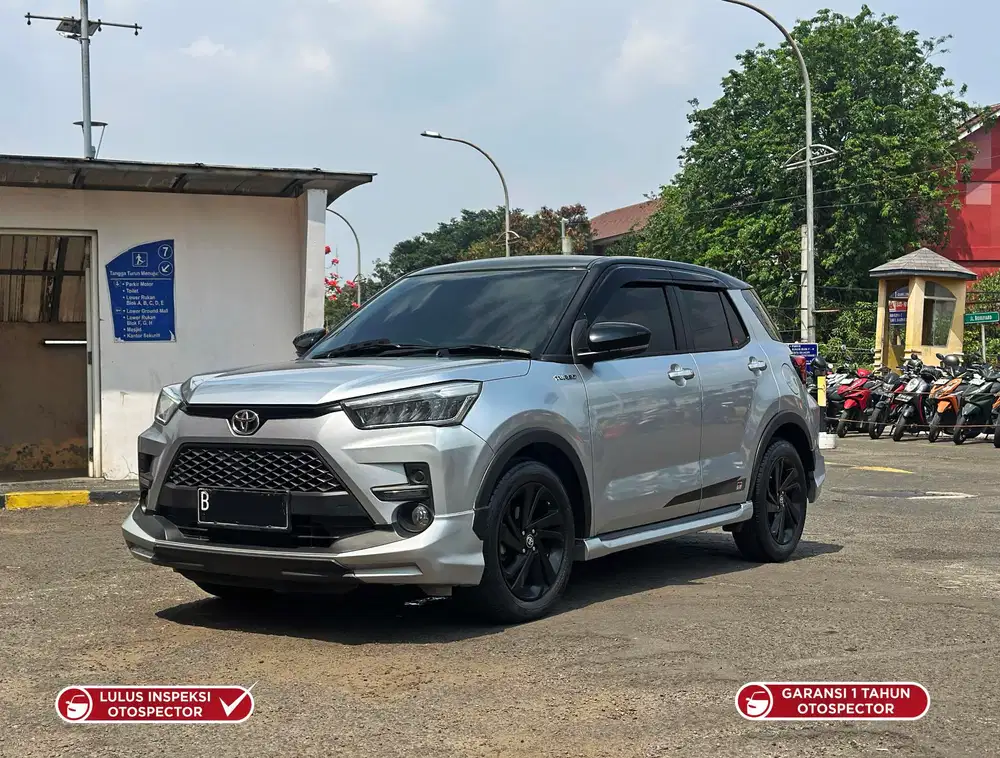KM 39rb Raize 1.0 GR Turbo 2022 Sport Toyota Non tss two tone silver