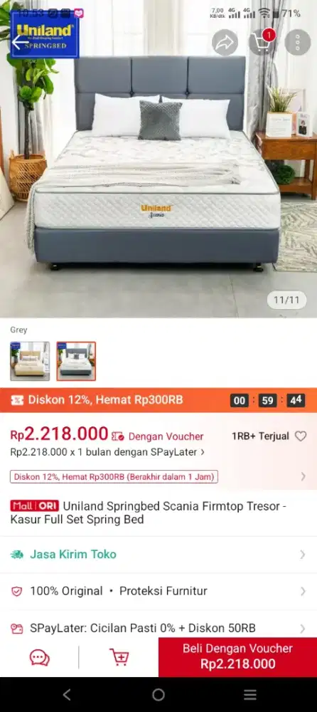 Jual butuh kasur