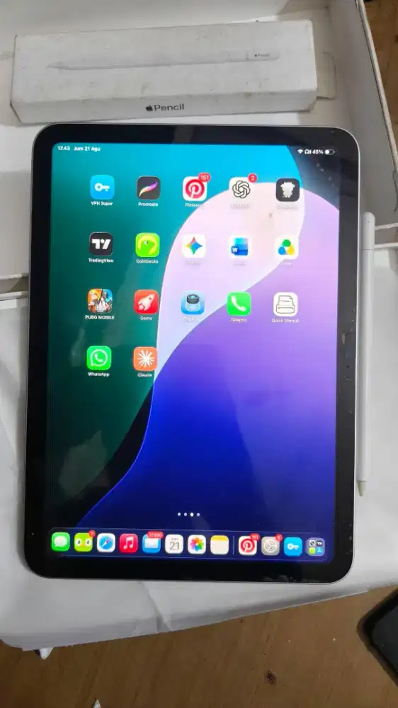 Apple iPad 11th Gen 11-Inch A16 Chip 2025 128GB Silver WiFi Only