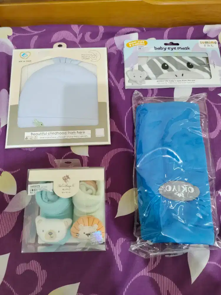 GENDONGAN KAOS KAKI TOPI EYE MASK