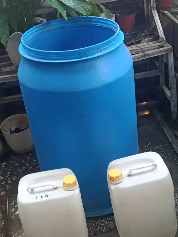 Tong biru 200 liter