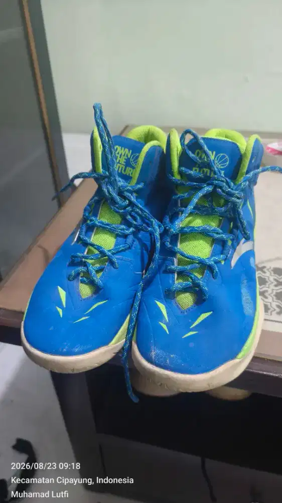 Sepatu basket sneakers brand anta orginal.. Size 40