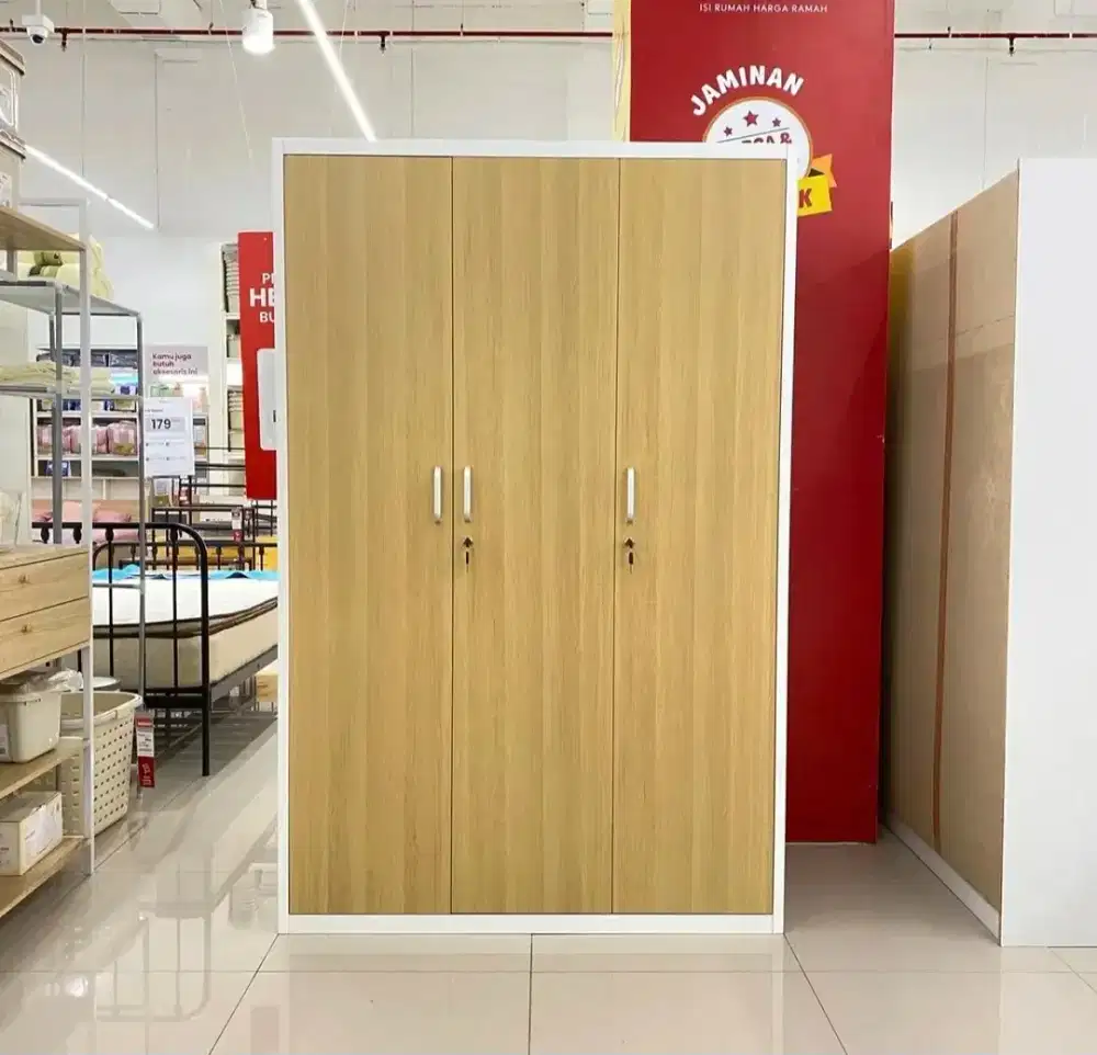 LEMARI PAKAIAN MURAH FULL BESI