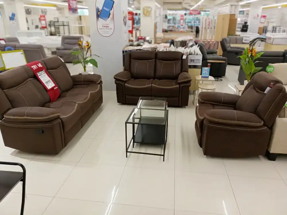JUAL MURAH SOFA SET RECLINER