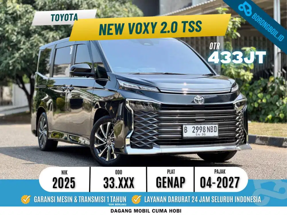New voxy 2.0 2025 TSS Hitam Metalik