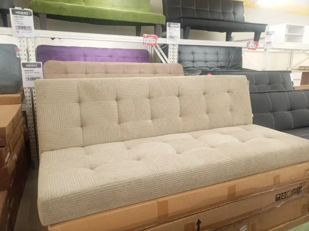 Sofabed murah coklat