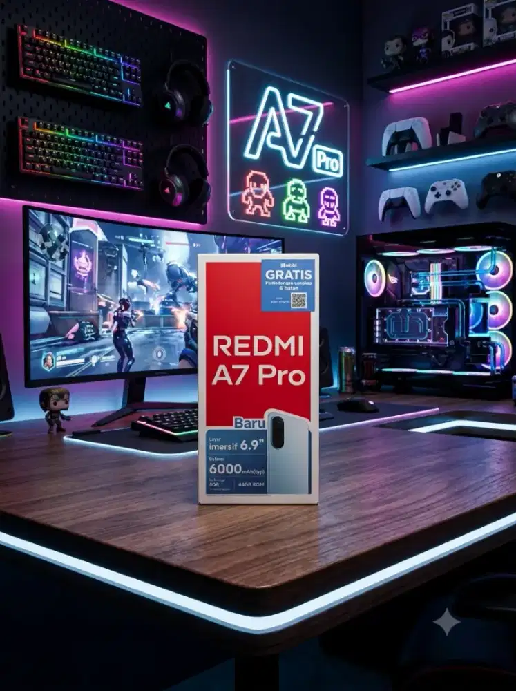 Berminat silahkan WA Xiaomi Redmi A7 Pro 4+4/64 Garansi resmi 15bln