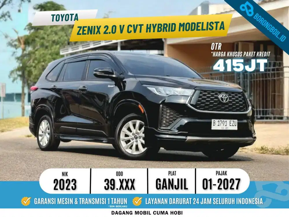 Zenix 2.0 V cvt Hybrid modelista 2023 Hitam