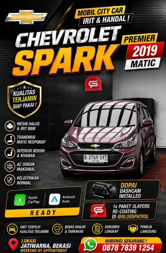 Chevrolet Spark 2019 Bensin