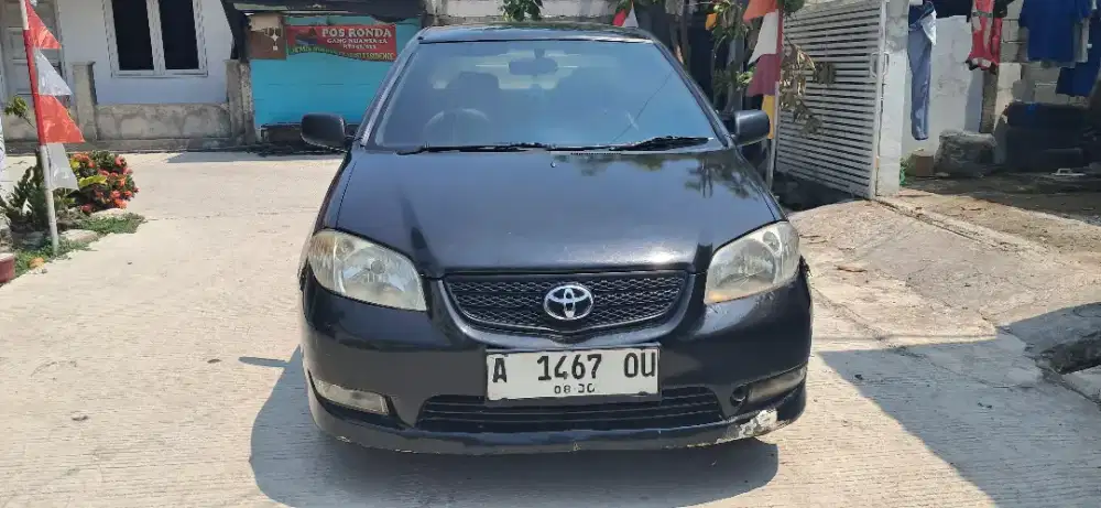 Vios limo extaxi 2005 warna hitam pajak 1x plat A kaleng 2030