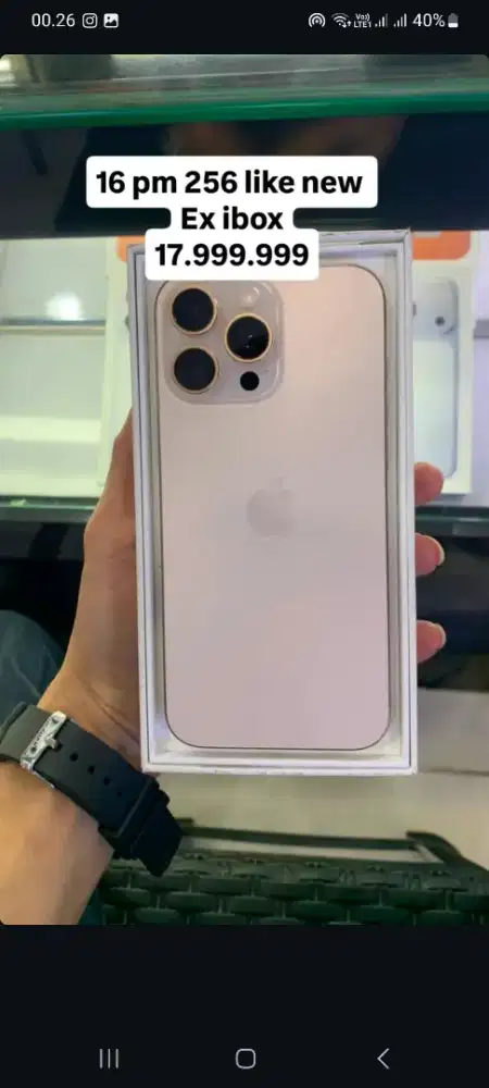 Iphone 16pm 256 ex ibox lije new