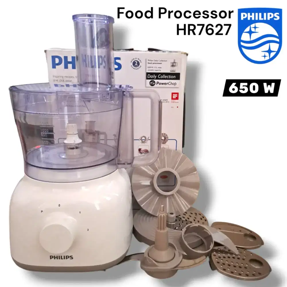 JUAL MURAH LIKE NEW FOOD PROCESSOR PENGHALUS CINCANG PHILIPS HR7627