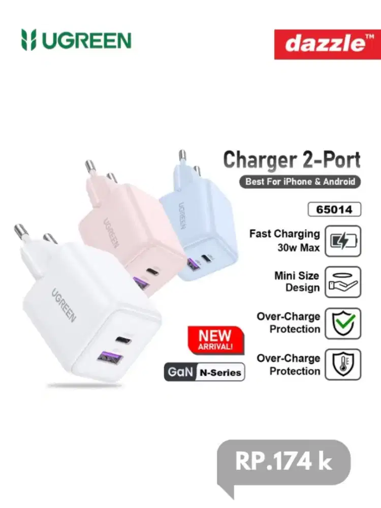 Charger GaN 2-port 30W UGREEN