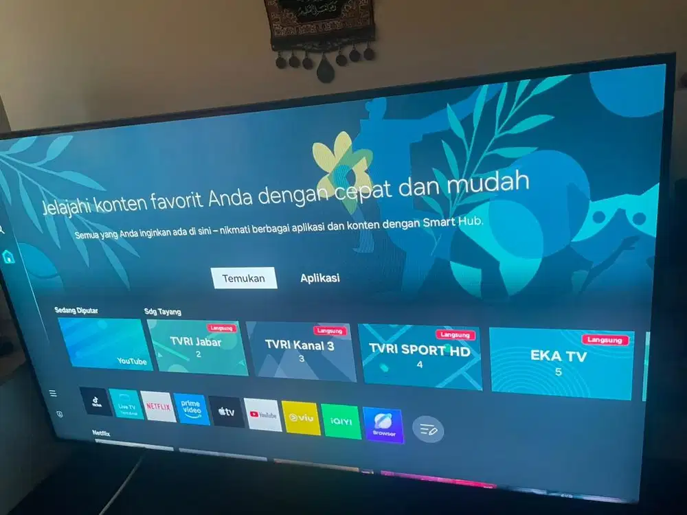 Dijual smart tv Samsung 55inch